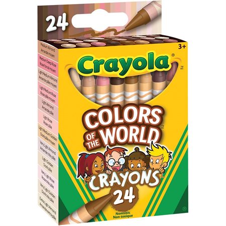 Crayola® Colors of the World Crayons, 24 Colours