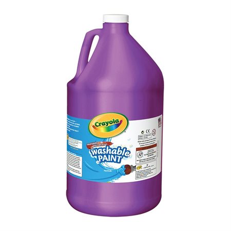 Crayola® Washable Tempera Paint, Violet, 3.78lt