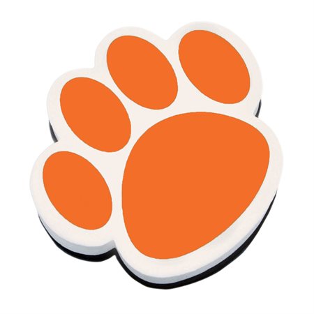 Magnetic Whiteboard Eraser, Orange Paw