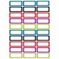 Magnetic Die-Cut Small Foam Nameplates & Labels, Solid Assorted Colors, Pack of 30