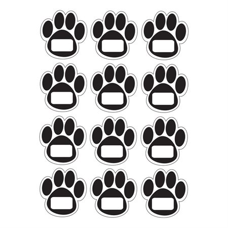 Magnetic Die-Cut Black Paws