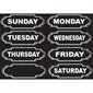 Magnetic Die-Cut Timesavers & Labels, Chalk Look Days of the Week