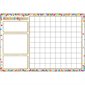 Smart Poly® Chart, 13" x 19", Confetti Hundred Squares