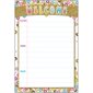 DonutFetti® Welcome 13" x 19" Smart Poly® Chart