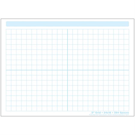 .5" Grid Blocks, 468 Blocks, Space Savers, PosterMat Pals®, 13" x 9.5" Smart Poly®, Single Sided