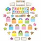 Smart Poly®, Mini Bulletin Board Set Birthday Donutfetti Design 33 pieces