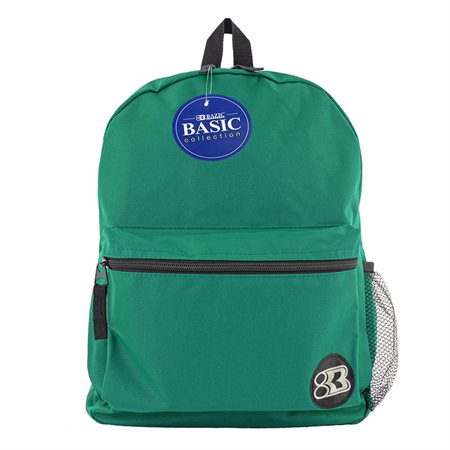 BAZIC® 16" Basic Backpack, Green