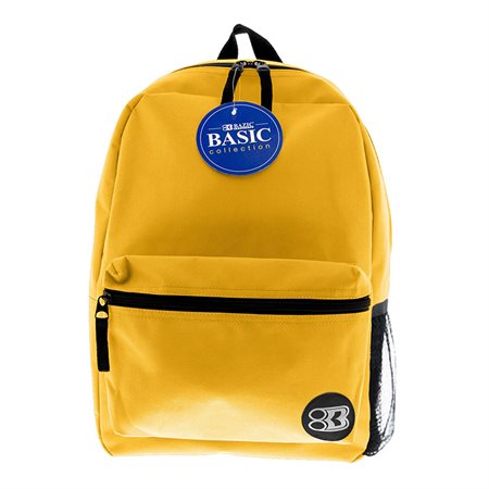 BAZIC® 16" Basic Backpack, Mustard