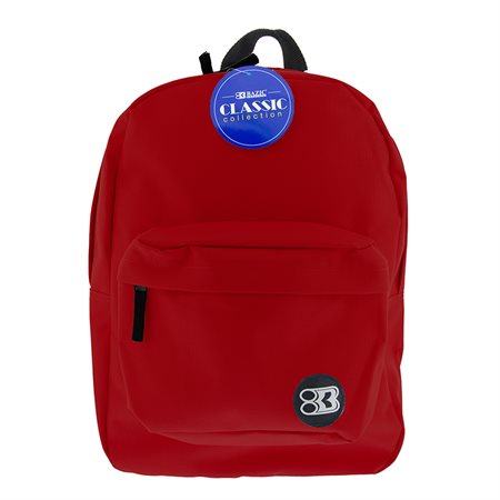 BAZIC® 17" Classic Backpack, Burgundy