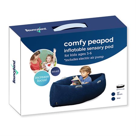 Bouncyband® Comfy Hugging Peapod Sensory Pod, 48" Blue