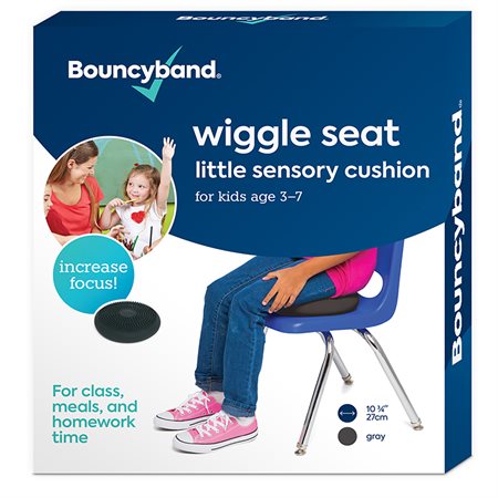 Bouncyband® Little Wiggle Seat Sensory Cushion, Dark Gray