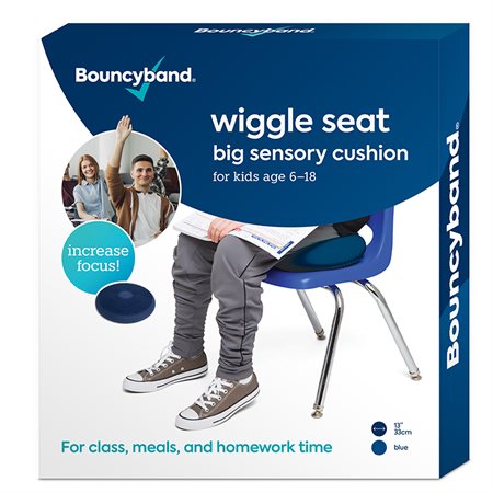 Bouncyband® Big Wiggle Seat Sensory Cushion, Blue