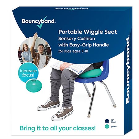 Bouncyband® Portable Wiggle Seat Sensory Cushion, Green