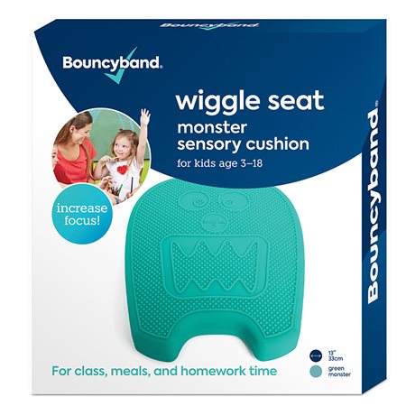 Bouncyband® Wiggle Seat Sensory Cushion, Mint Monster