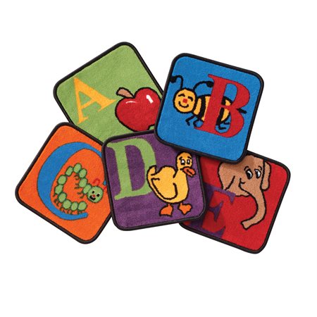 Reading by the Book Carpet Squares, Set of 26