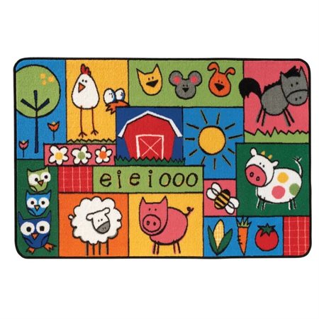 KID$ Value Rugs™, Old McDonald Farm Rug, 4' x 6'