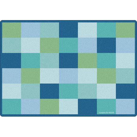 KIDSoft™ Blocks Seating Carpet, 6' x 9', Contemporary Colors