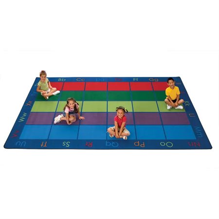 Colorful Places Seating Rug, 7'6" x 12' Rectangle, Primary Colors