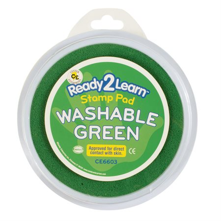 Jumbo Circular Washable Stamp Pad, Green
