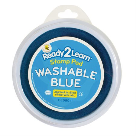 Jumbo Circular Washable Stamp Pad, Blue