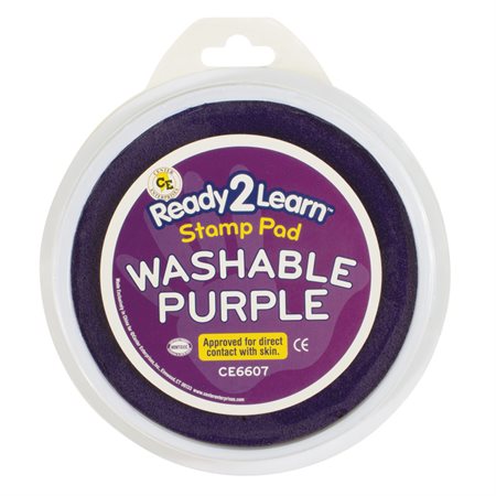 Jumbo Circular Washable Stamp Pad, Purple