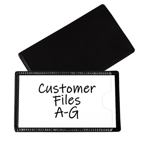 Magnetic Label Holders, Black
