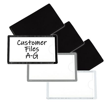 Magnetic Label Holders, White