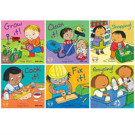 Helping Hands Board Books Set, Set of 6 books