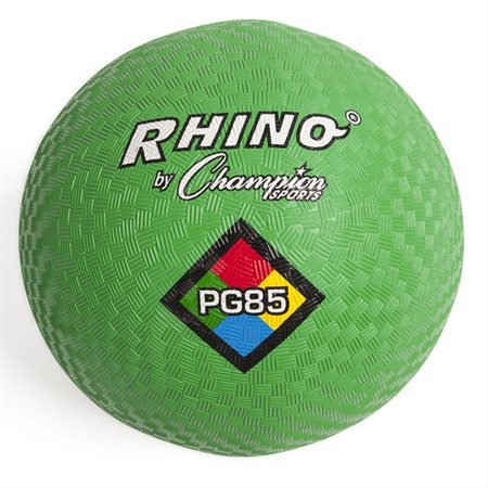 Playground Ball, 8 1 / 2" Diameter, Green