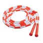 Plastic Segmented Jump Rope, Orange / White, 10'