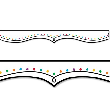 Color Dotted Swirl EZ Border™