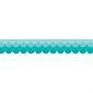 Painted Palette Ombre Turquoise Scallops EZ Border, 48 Feet