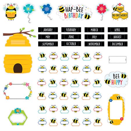 Busy Bees Birthday Bees Mini Bulletin Board Set