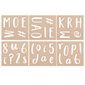 Krafty Pop Designer Letters, 212 Pieces