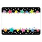 Star Bright Colorful Stars on Black Labels, Pack of 36