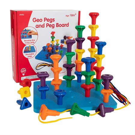 Geo Pegs and Peg Board Set