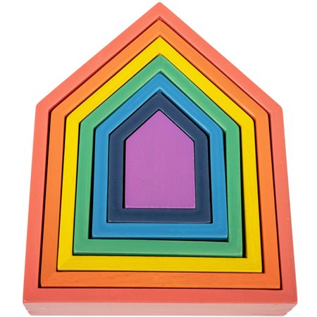 Rainbow Architect Houses, Set of 7