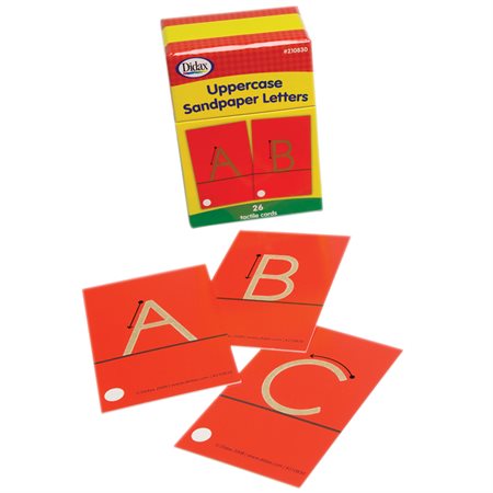 Tactile Sandpaper Letters, Uppercase