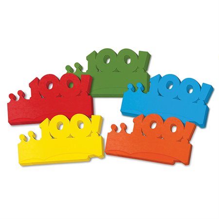 100 Days Paper Crowns