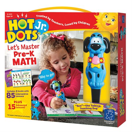 Hot Dots® Jr. Let's Master Math, Grade PreK