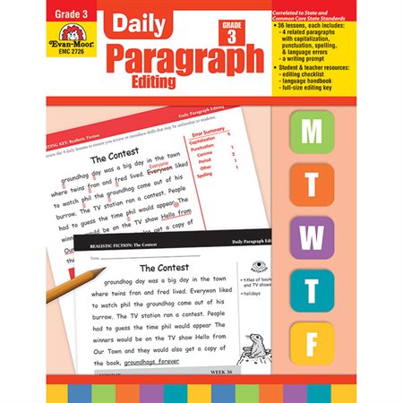 Daily Paragraph Editing, Grade 3