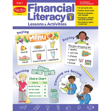 Financial Literacy Lessons & Activities, Grade 1