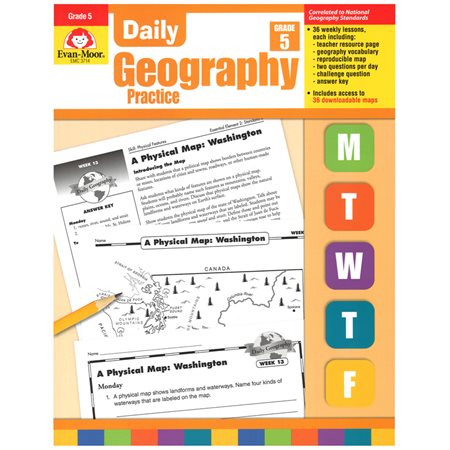 Daily Geography Practice, Grade 5