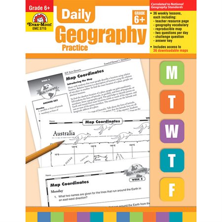 Daily Geography Practice, Grade 6