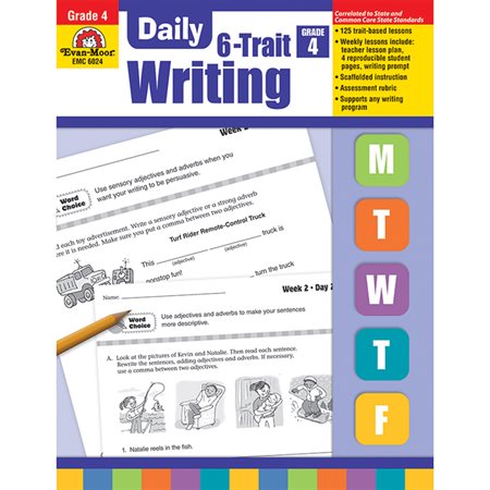 Daily 6-Trait Writing, Grade 4