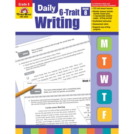 Daily 6-Trait Writing, Grade 8