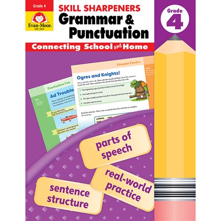 Skill Sharpeners Grammar and Punctuation, Grade 4