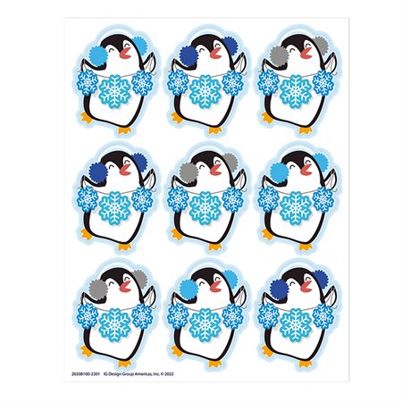 Winter Penguin Giant Stickers