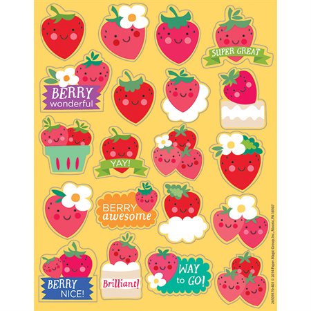 Strawberry Scented Stickers