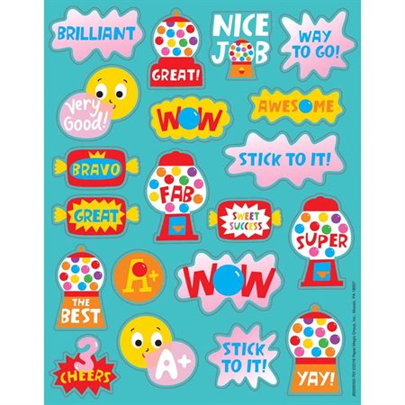 Bubblegum Scented Stickers